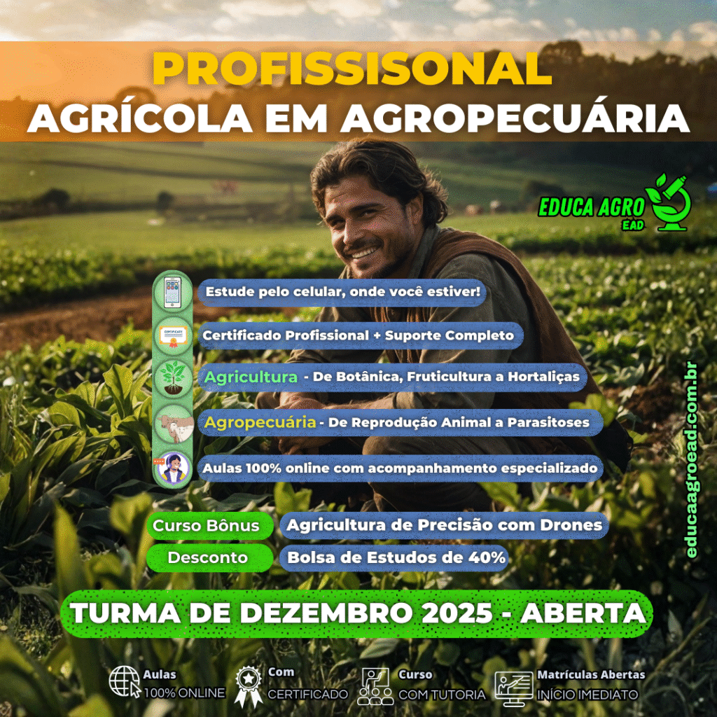 🌱 Curso Profissional Agrícola em Agropecuária