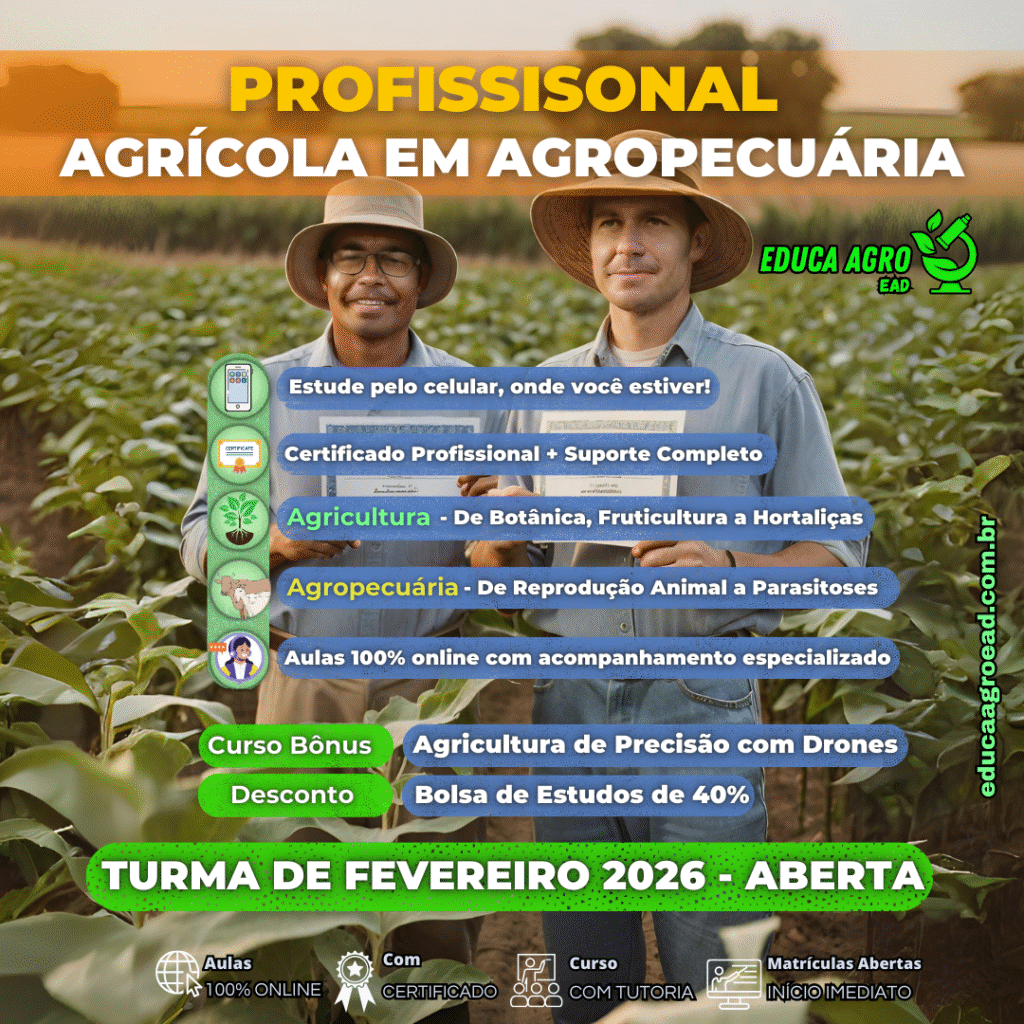 🌾 Curso Profissional Agrícola em Agropecuária