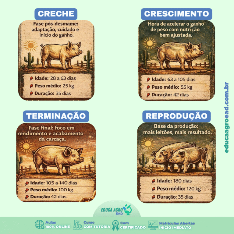 🐖 Fases da Criação de Suínos: Entenda Cada Etapa e Produza com Mais Eficiência