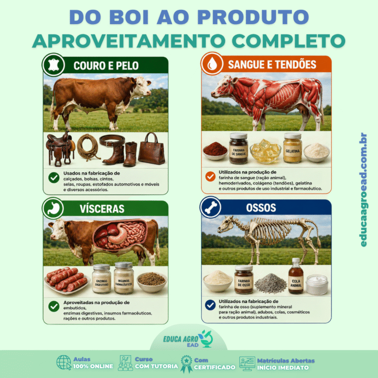 🐄 Do Boi ao Produto: Aproveitamento Completo na Produção Bovina