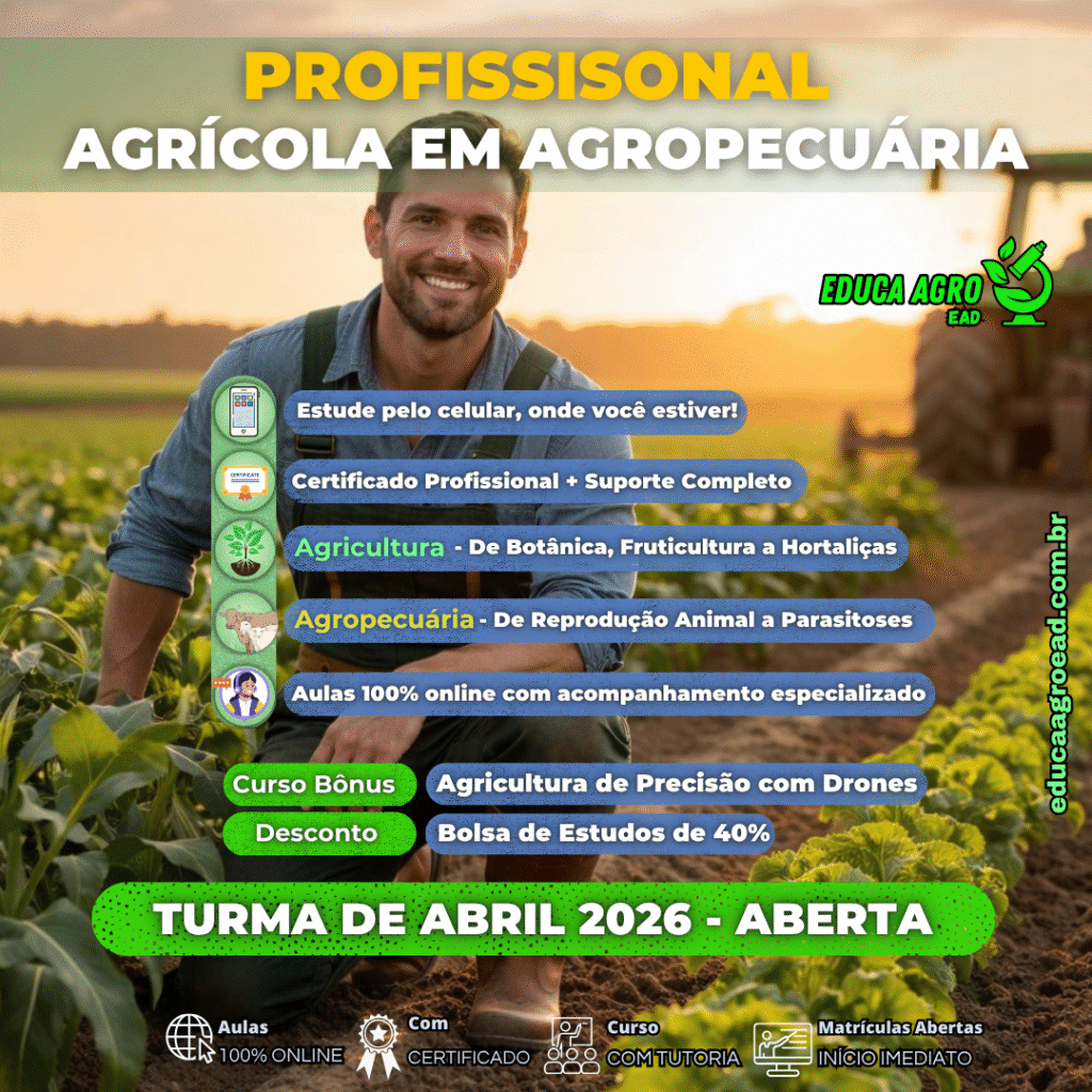 🌾 Curso Profissional Agrícola em Agropecuária