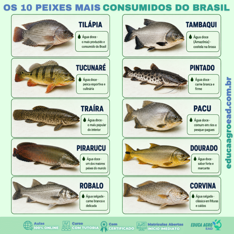 🐟 Os 10 Peixes Mais Consumidos do Brasil: Conheça Cada Um Deles