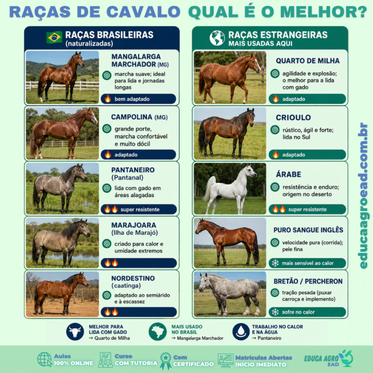 🐎 Raças de cavalo: qual é o melhor para a sua fazenda?