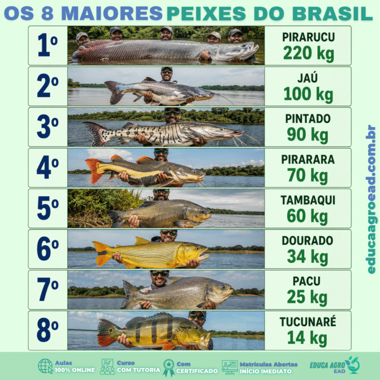 🐟 Os 8 Maiores Peixes do Brasil: Ranking Por Peso