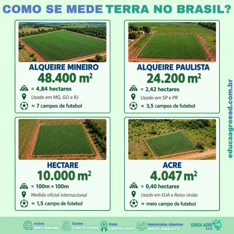 COMO SE MEDE TERRA NO BRASIL? HECTARE, ALQUEIRE E ACRE EXPLICADOS